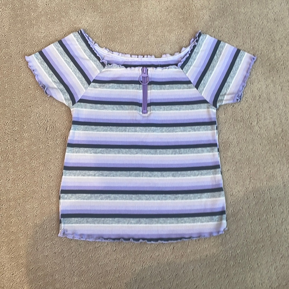 Justice girls striped top